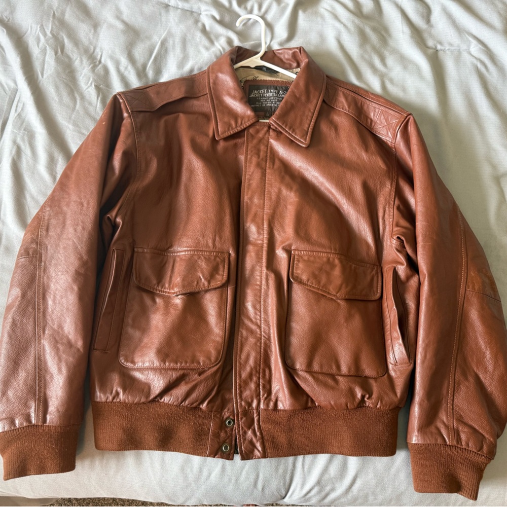 Vintage USAF Issued Leather Flight Jacket